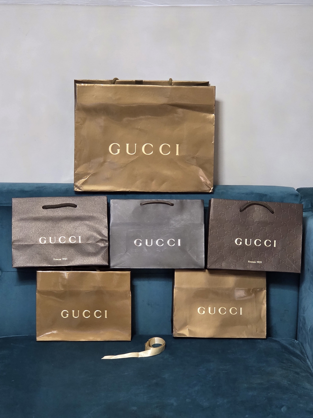 Gucci 6-piece Set Of Gift Bags